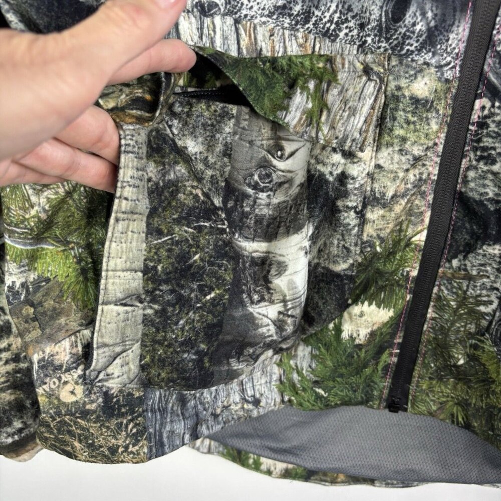 Mossy Oak Women’s Jacket S Soft shell Camo Hunting Scent-factor Medium Weight - Picture 2 of 16